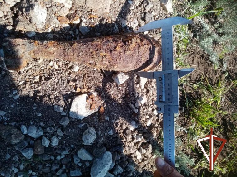 На стройке в Магнитогорске рабочие нашли миномётную мину 1930-х годов