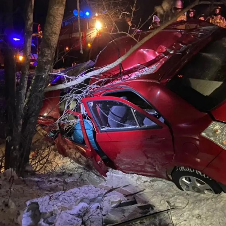 На трассе в Челябинской области водитель погиб, врезавшись в дерево