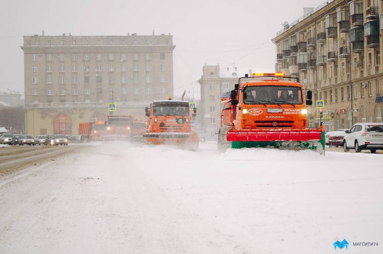 В Магнитогорске с дорог города вывезли почти 27 тысяч кубометров снега