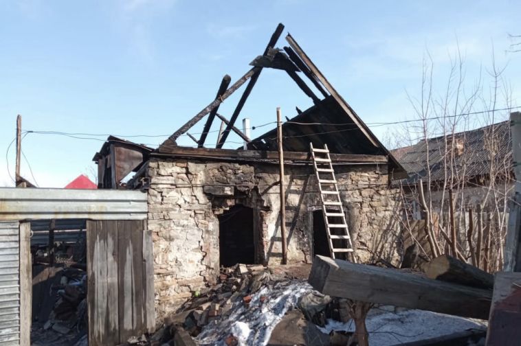 В Челябинской области при пожаре погиб мужчина