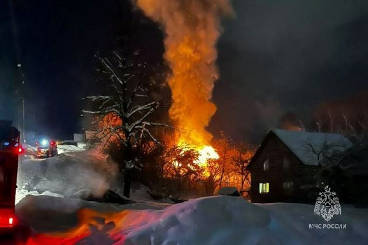 В Челябинской области при пожаре погибли двое человек