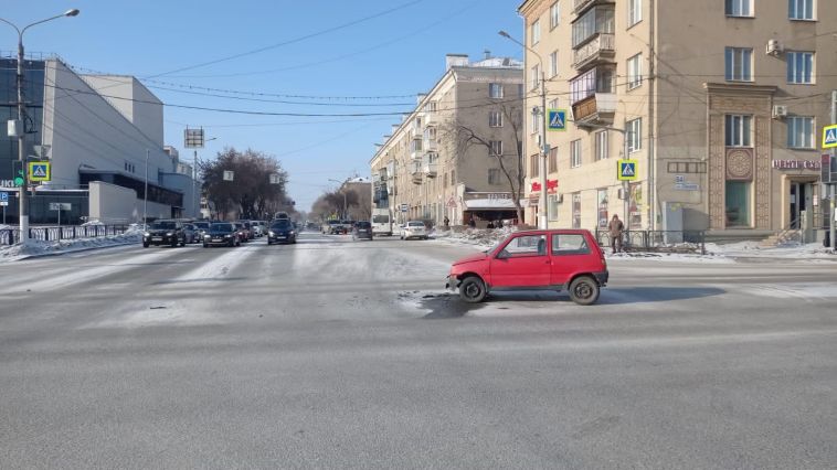 В Магнитогорске в ДТП пострадала пожилая женщина